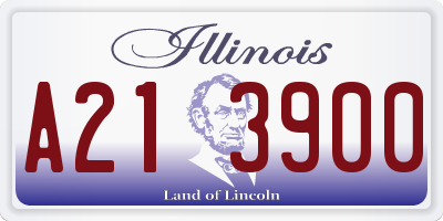 IL license plate A213900