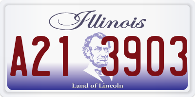 IL license plate A213903