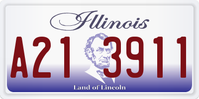 IL license plate A213911