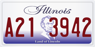 IL license plate A213942