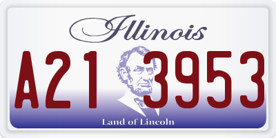 IL license plate A213953