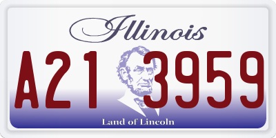 IL license plate A213959