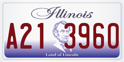 IL license plate A213960