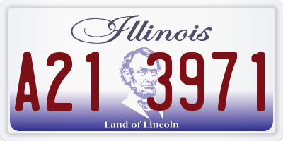 IL license plate A213971