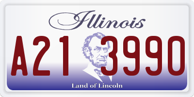 IL license plate A213990
