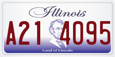 IL license plate A214095