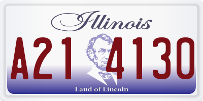 IL license plate A214130