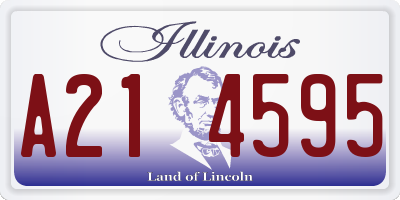 IL license plate A214595