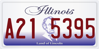 IL license plate A215395