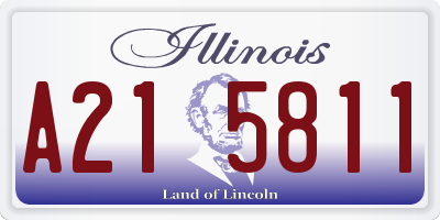 IL license plate A215811