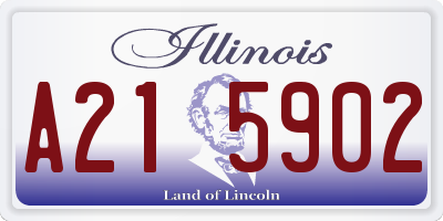 IL license plate A215902
