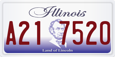 IL license plate A217520