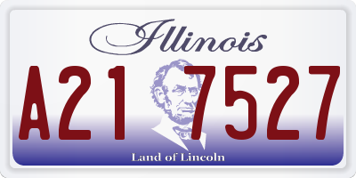 IL license plate A217527