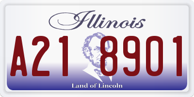 IL license plate A218901