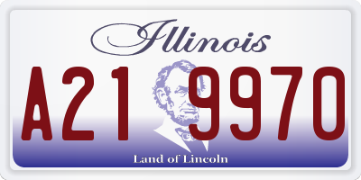 IL license plate A219970