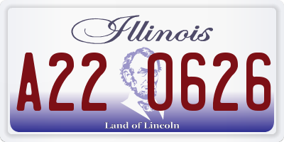 IL license plate A220626