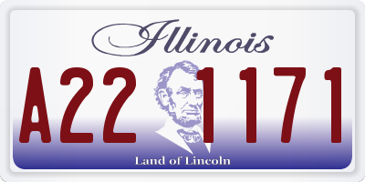 IL license plate A221171
