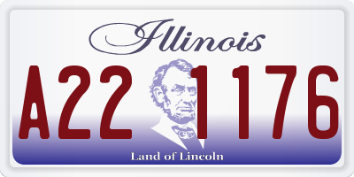 IL license plate A221176