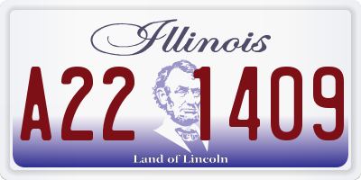 IL license plate A221409