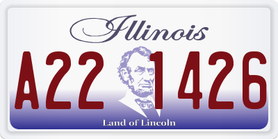 IL license plate A221426