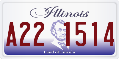 IL license plate A221514