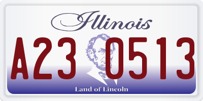 IL license plate A230513