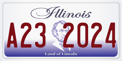 IL license plate A232024