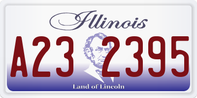 IL license plate A232395