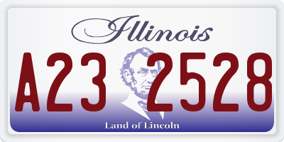 IL license plate A232528