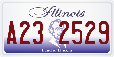 IL license plate A232529