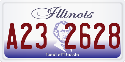 IL license plate A232628