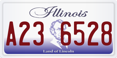 IL license plate A236528