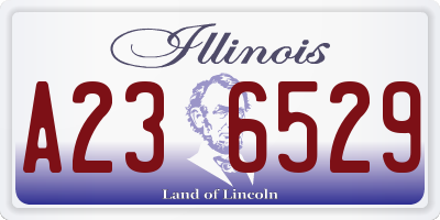 IL license plate A236529