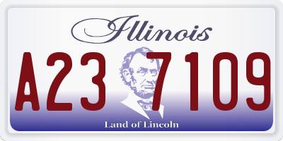 IL license plate A237109