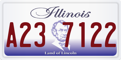 IL license plate A237122