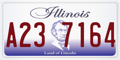 IL license plate A237164