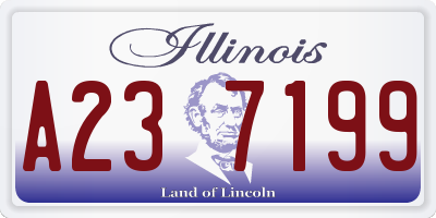 IL license plate A237199