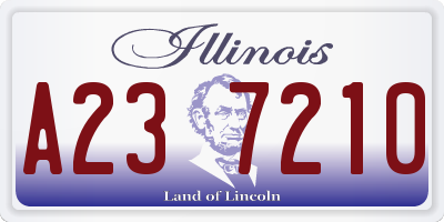 IL license plate A237210