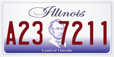 IL license plate A237211