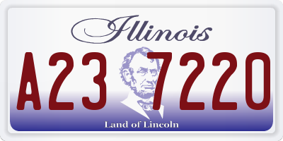IL license plate A237220