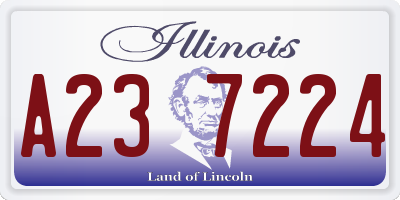IL license plate A237224