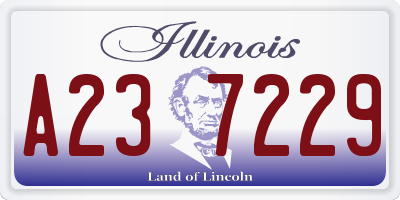 IL license plate A237229