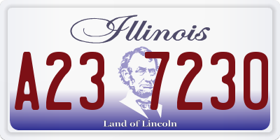 IL license plate A237230