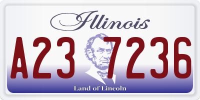 IL license plate A237236
