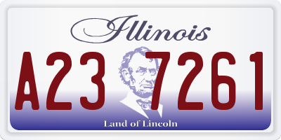 IL license plate A237261