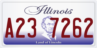 IL license plate A237262