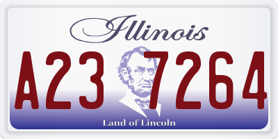 IL license plate A237264