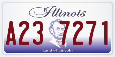 IL license plate A237271