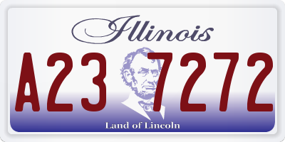 IL license plate A237272