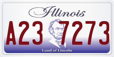 IL license plate A237273
